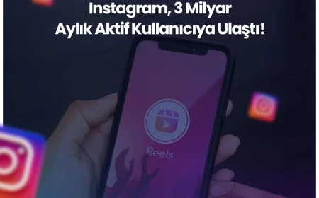 Instagram, 3 Milyar Aylık Aktif Kullanıcıya Ulaştı!